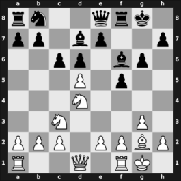 1957 URS Ch, semi final – Round 1 – Borisenko, Georgy K – 1-0 – Lutikov, Anatoly S – G2
