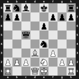 1957 URS Ch, semi final – Round 1 – Gipslis, Aivars – 1/2-1/2 – Ilivitsky, Georgy A – G23