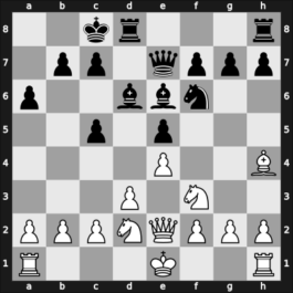 1957 URS Ch, semi final – Round 1 – Yukhtman, Yakov – 0-1 – Borisenko, Georgy K – G24