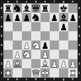 1957 URS Ch, semi final – Round 1 – Prokhorovich, Taras E – 1/2-1/2 – Lutikov, Anatoly S – G29