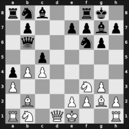 1957 URS Ch, semi final – Round 1 – Ilivitsky, Georgy A – 1-0 – Kholmov, Ratmir D – G37