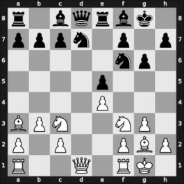 1957 URS Ch, semi final – Round 4 – Kaminsky, Oleg – 0-1 – Kholmov, Ratmir D – G56