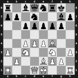 1957 URS Ch, semi final – Round 6 – Kaminsky, Oleg – 1/2-1/2 – Polugaevsky, Lev – G73