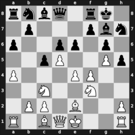 1957 URS Ch, semi final – Round 8 – Gurgenidze, Bukhuti – 1/2-1/2 – Gipslis, Aivars – G93