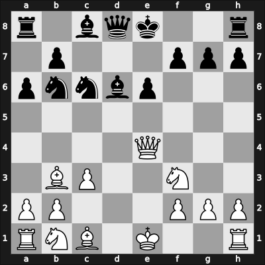1957 URS Ch, semi final – Round 12 – Gurgenidze, Bukhuti – 1/2-1/2 – Kholmov, Ratmir D – G123