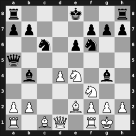 1957 URS Ch, semi final – Round 15 – Yukhtman, Yakov – 1-0 – Aronson, Lev – G146