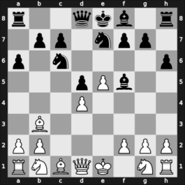 1957 URS Ch, semi final – Round 15 – Gipslis, Aivars – 1-0 – Kaminsky, Oleg – G147