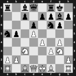 1957 URS Ch, semi final – Round 16 – Gurgenidze, Bukhuti – 0-1 – Vladimirov, Boris T – G151