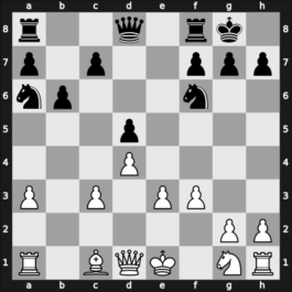 1957 URS Ch, semi final – Round 18 – Kots, Yuri I – 1-0 – Muhutdinov, Marat – G169