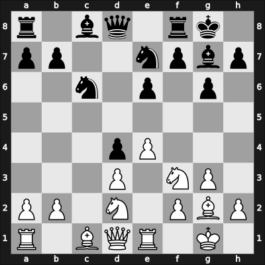 1957 URS Ch, semi final – Round 18 – Gurgenidze, Bukhuti – 1-0 – Tarasov, Vitaly – G170