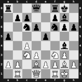 1957 URS Ch, semi final – Round 1 – Khalilbeili, Sultan – 0-1 – Giterman, Shlomo – G6