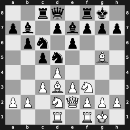 1957 URS Ch, semi final – Round 1 – Sardaratov, E. – 1/2-1/2 – Zhukhovitsky, Samuel – G39