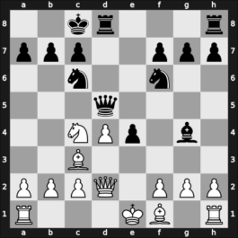1957 URS Ch, semi final – Round 1 – Zhukhovitsky, Samuel – 1-0 – Baile Gonzalez, Abril – G41
