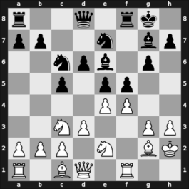 1957 URS Ch, semi final – Round 1 – Shishov, Maxim Al – 0-1 – Zhukhovitsky, Samuel – G43