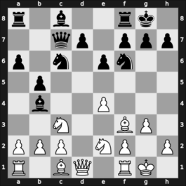 1957 URS Ch, semi final – Round 1 – Shishov, Maxim Al – 0-1 – Taimanov, Mark E – G55