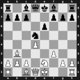 1957 URS Ch, semi final – Round 1 – Miasnikov, A. – 1/2-1/2 – Bagirov, Vladimir – G70
