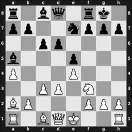 1957 URS Ch, semi final – Round 1 – Abakarov, D – 0-1 – Aronin, Lev – G85