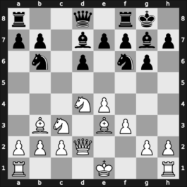 1957 URS-JUG – Round 5 – Milic, Borislav – 1/2-1/2 – Petrosian, Tigran V – G24