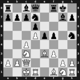 1957 URS-ch24 – Round 17 – Tolush, Alexander V – 1-0 – Tarasov, Vitaly – G12
