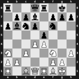 1957 USA Ch Open 58th – Round 5 – Mednis, Edmar J – 1-0 – Guala, Victor – G37