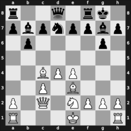 1957 USA Ch Open 58th – Round 11 – Araiza Munoz, Jose Joaquin – 1/2-1/2 – Weinstein, Raymond – G78