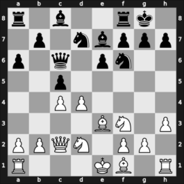 1957 USSR ch-04 5760 – Round ? – Dubinin, Peter – 1-0 – Kryukov, Vladimir – G2