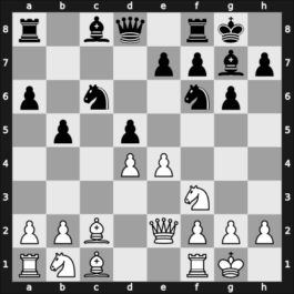 1957 Wageningen zt – Round 6 – Alster, Ladislav – 1/2-1/2 – Szabo, Ladislav – G17