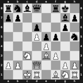 1957 Wageningen zt – Round 13 – Kolarov, Atanas S. – 1/2-1/2 – Orbaan, Constant – G35