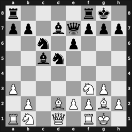1957 Wageningen zt – Round 15 – Ivkov, Borislav – 1/2-1/2 – Teschner, Rudolf – G42