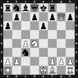 1957 Wageningen zt – Round 15 – Clarke, Peter-Hans – 1/2-1/2 – Orbaan, Constant – G43