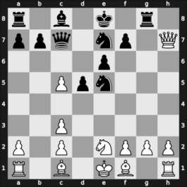 1957 Wageningen zt – Round 5 – Dueckstein, Andreas – 1-0 – Uhlmann, Wolfgang – G25