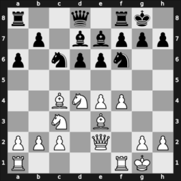 1957 Wageningen zt – Round 9 – Dueckstein, Andreas – 0-1 – Troianescu, Octav – G40