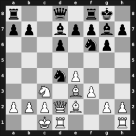 1957 Wageningen zt – Round 11 – Ivkov, Borislav – 1/2-1/2 – Alster, Ladislav – G54