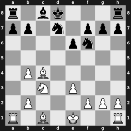 1957 Wageningen zt – Round 12 – Uhlmann, Wolfgang – 1/2-1/2 – Niephaus, Walter – G57