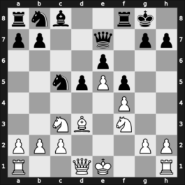 1957 Wageningen zt – Round 14 – Teschner, Rudolf – 1/2-1/2 – Stahlberg, Gideon – G64