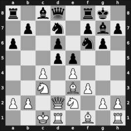 1957 Warchau ch POL – Round 2 – Sliwa, Bogdan – 1/2-1/2 – Grabczewski, Romuald – G7