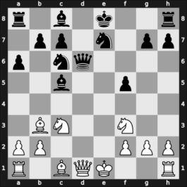 1957 Warchau ch POL – Round 3 – Kostro, Jerzy – 1-0 – Kmita, Zbigniew – G17
