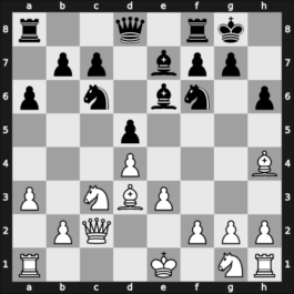 1957 Warchau ch POL – Round 7 – Witkowski, Stefan – 1/2-1/2 – Gabrys, Zygmunt – G35