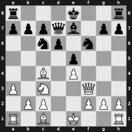 1957 Warchau ch POL – Round 8 – Kostro, Jerzy – 1/2-1/2 – Witkowski, Stefan – G42