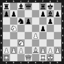 1957 Warchau ch POL – Round 9 – Matkowski, Wiktor – 1/2-1/2 – Gromek, Jozef – G47