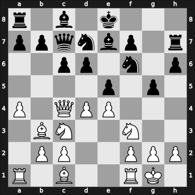 1957 Warchau ch POL – Round 14 – Kostro, Jerzy – 0-1 – Branicki, Ignacy – G74