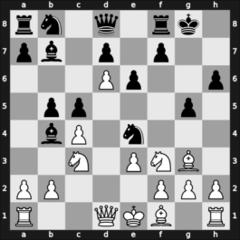 1957 WchT U26 04th – Round 1.1 – Mititelu, Gheorghe – 1/2-1/2 – Larsen, Bent – G1