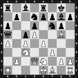 1957 WchT U26 04th – Round 2.1 – Lombardy, William J – 1-0 – Benko, Pal – G15