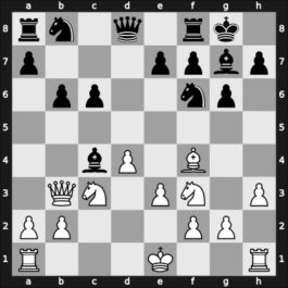 1957 WchT U26 04th – Round 4.1 – Lombardy, William J – 1/2-1/2 – Munoz Parraguez, Cesar – G42