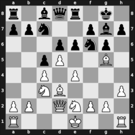 1957 WchT U26 04th – Round 4.3 – Ghitescu, Theodor – 1/2-1/2 – Gurgenidze, Bukhuti – G48