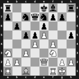 1957 WchT U26 04th – Round 9.3 – Blatny, Frantisek – 1/2-1/2 – Forintos, Gyozo V – G121
