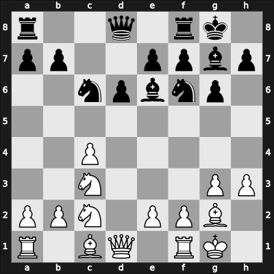 1957 WchT U26 04th – Round 11.3 – Forintos, Gyozo V – 1-0 – Andersen, Borge – G145