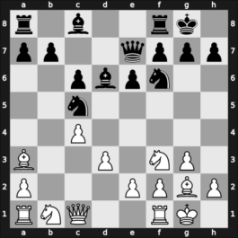 1957 Reykjavik (WchT U26 04th) – Round 12.3 – Navarovszky, Laszlo – 1/2-1/2 – Davis, Edward – G156