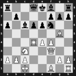 1957 WchT U26 Reykjavik ISL – Round 1 – Polugaevsky, Lev – 1-0 – Andersen, Borge – G7
