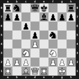 1957 Wenen etc – Round 4 – Teschner, Rudolf – 1/2-1/2 – Trifunovic, Petar – G26